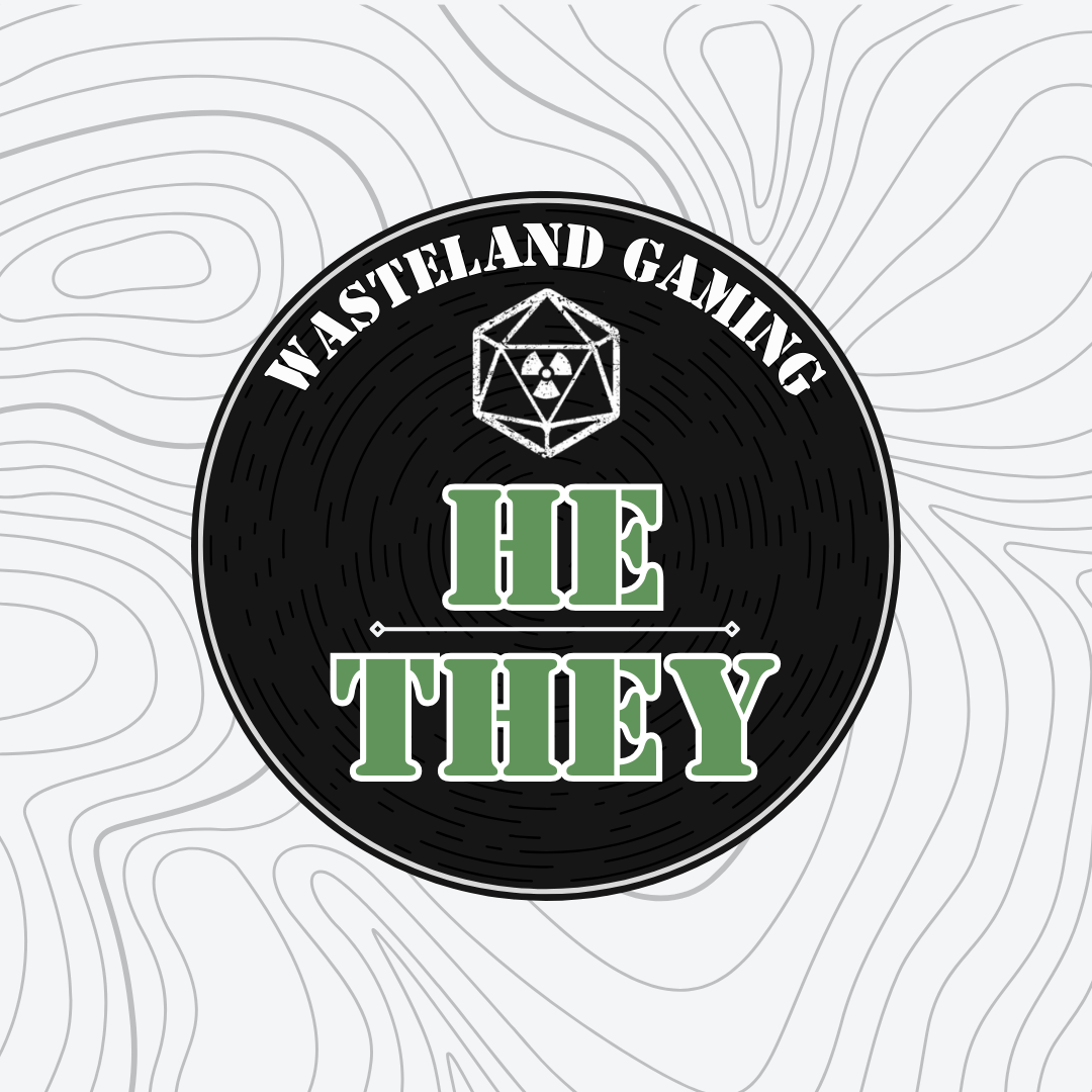 HE/THEY Wasteland Pronoun Pin
